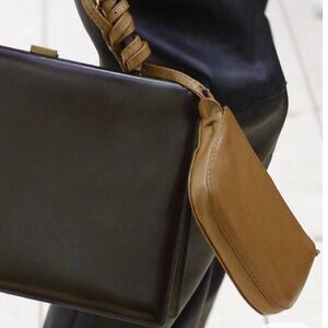 Celine Croissant mini pouch by Phoebe Philo 2017 brown